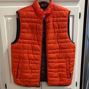Michael Kors Orange Quilted Vest